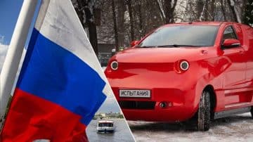 El primer coche eléctrico de Rusia no es precisamente un coche normal y lo único que tiene de bonito es el nombre