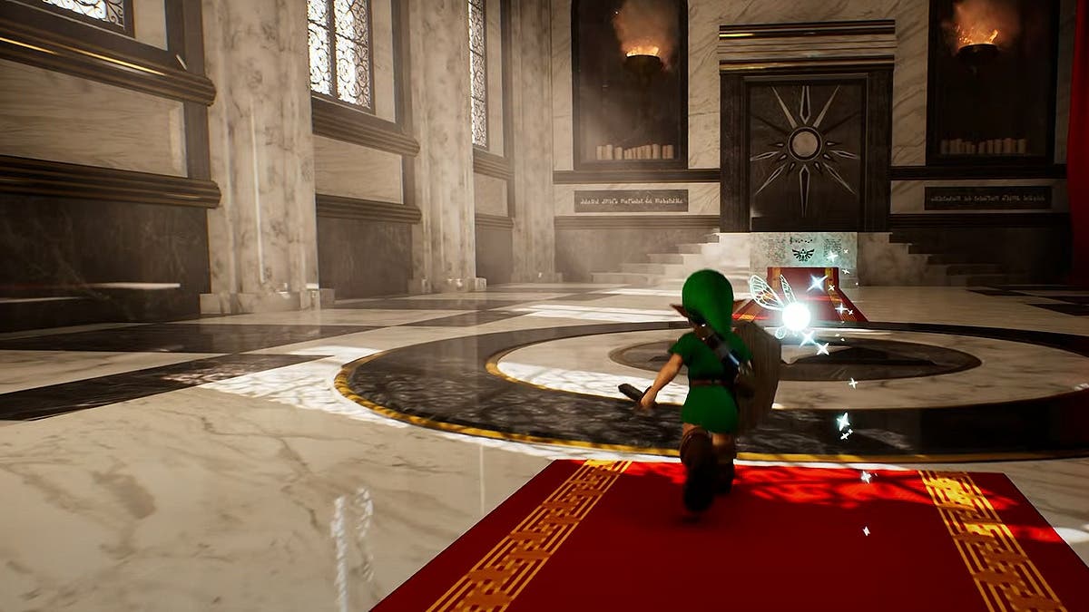 El Templo del Tiempo de Zelda: Ocarina of Time luce increíble en Unreal Engine 5