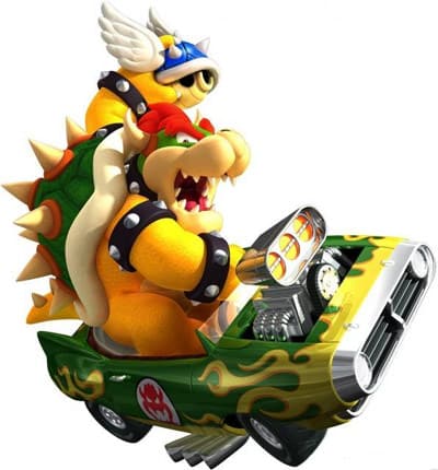 Bowser, en Mario Kart Wii