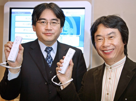 Satoru Iwata y Miyamoto