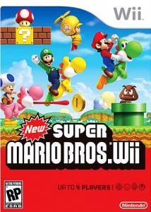 Carátula New Super Mario Bros Wii