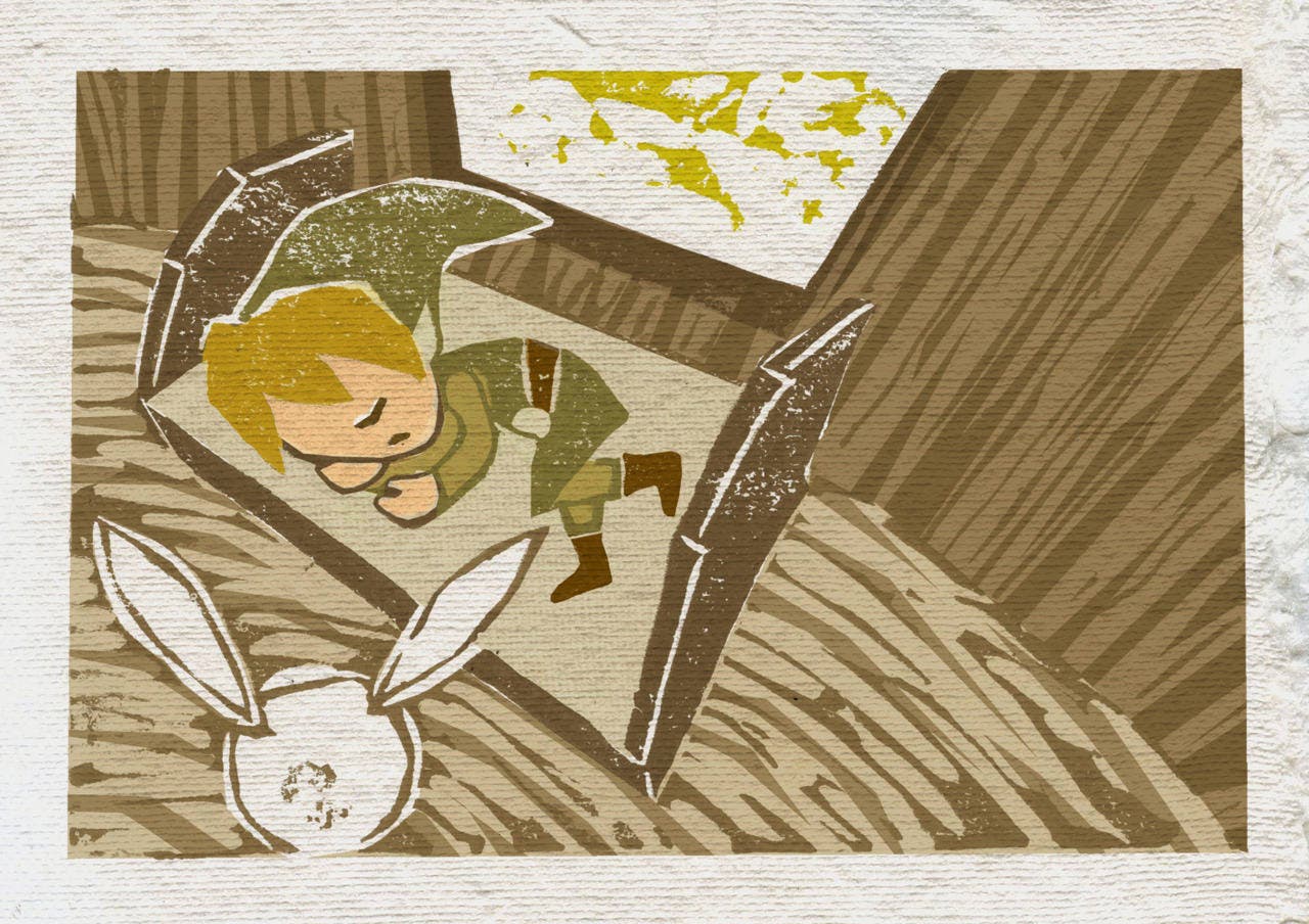 Unas ilustraciones del Ocarina de lo más chulas