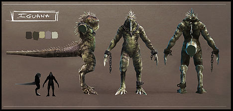 Iguana - The amazing Spiderman - Artconcept