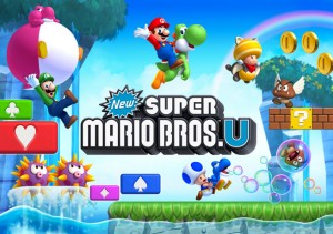 New Super Mario bros U logo