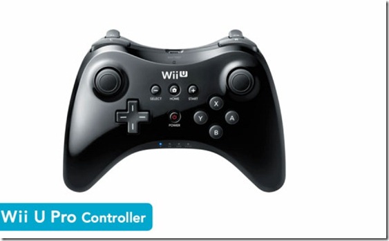 Wii U tendrá mando clásico y se llamará Wii U Pro Controller