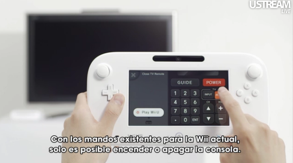 Wii U GamePad es el nombre del controlador de Wii U