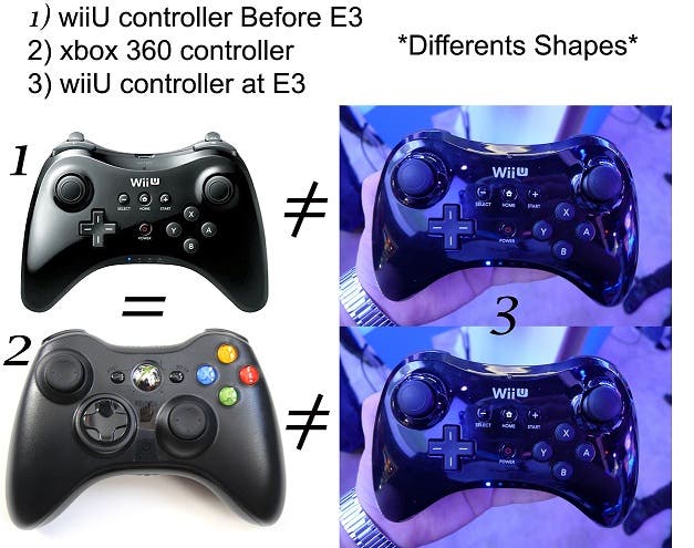 Cambios en el Controller Pro de Wii U antes y después del E3