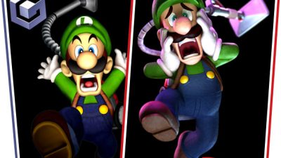 Imágenes comparativas entre Luigi’s Mansion y Luigi’s Mansion: Dark Moon