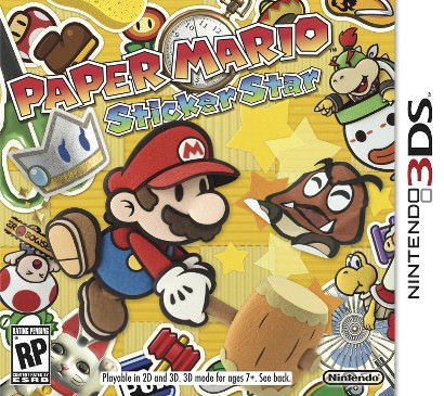 Revelada carátula de Paper Mario Sticker Star para 3DS