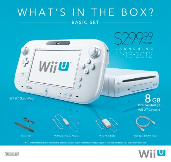 El pack básico de Wii U está dirigido los jugadores hardcore