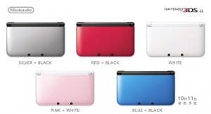 colores Nintendo 3DS XL
