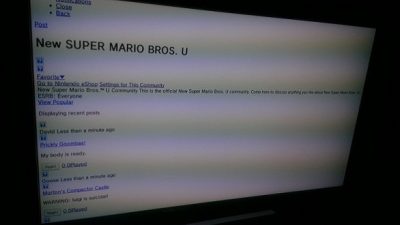 Nuevos errores en Miiverse