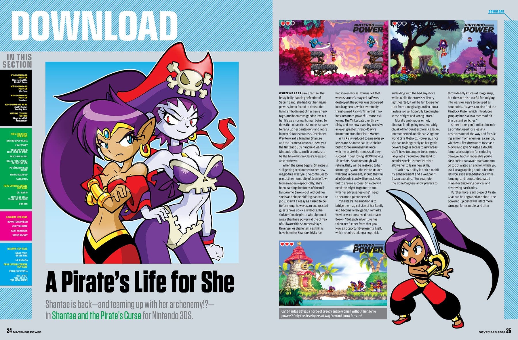 Shantae and the Pirate’s Curse estará en la eShop