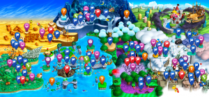 mapa google new super mario bros. U