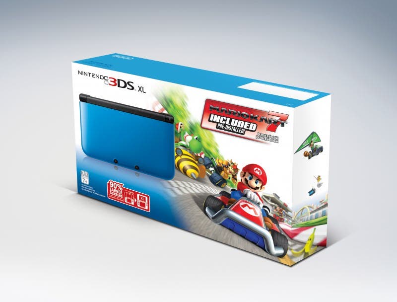 Confirmado el nuevo Pack de Nintendo 3DS XL azul con ‘Mario Kart 7’