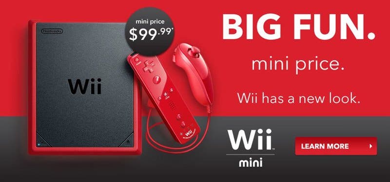Wii Mini confirmada para los EEUU este mes