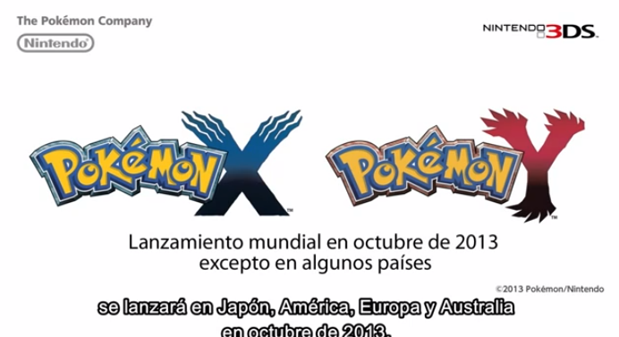 Anunciados ‘Pokémon X’ y ‘Pokémon Y’ para Nintendo 3DS