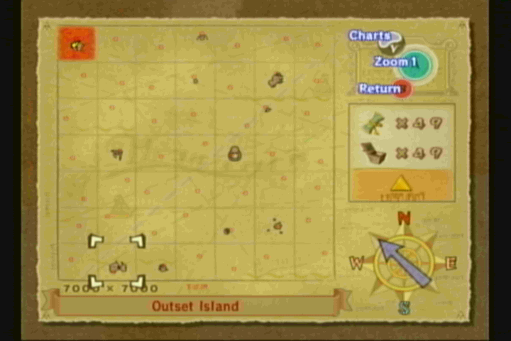 Wind Waker map