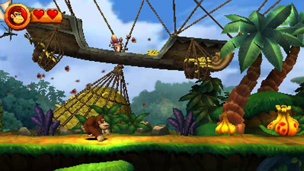Revelado el tamaño de ‘Donkey Kong Country Returns 3D’