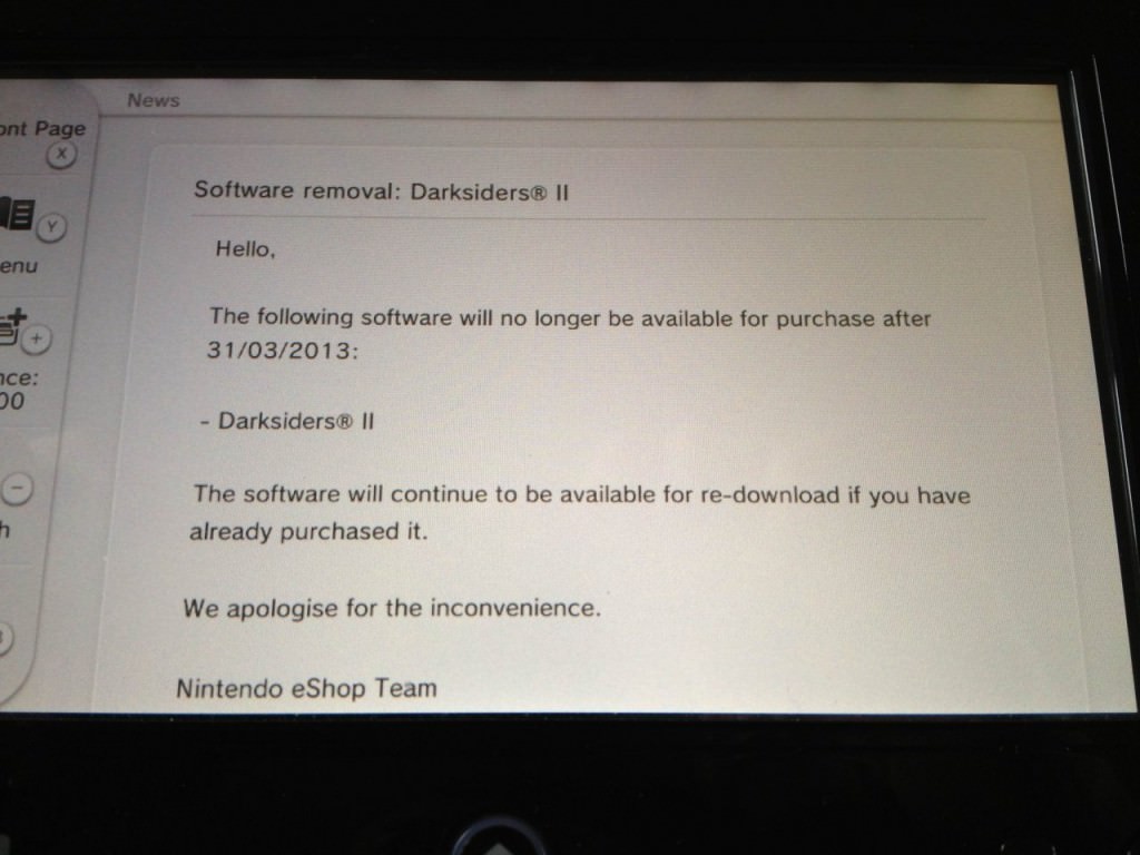 darksiders eshop