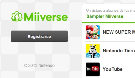 Detalles de la actualización de Miiverse para navegadores