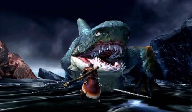 Monster hunter 4 shark dragon