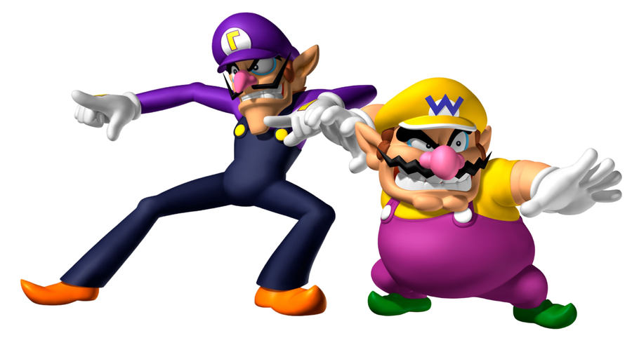 wario and waluigi