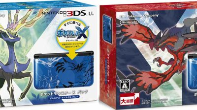 Mostrados los packs de 3DS XL con Pokemon X y Pokemon Y