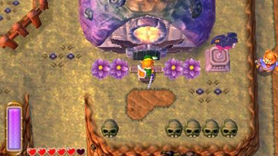 La casa de Link en el mundo de la luz y de la oscuridad en ‘Zelda: A Link Between Worlds’