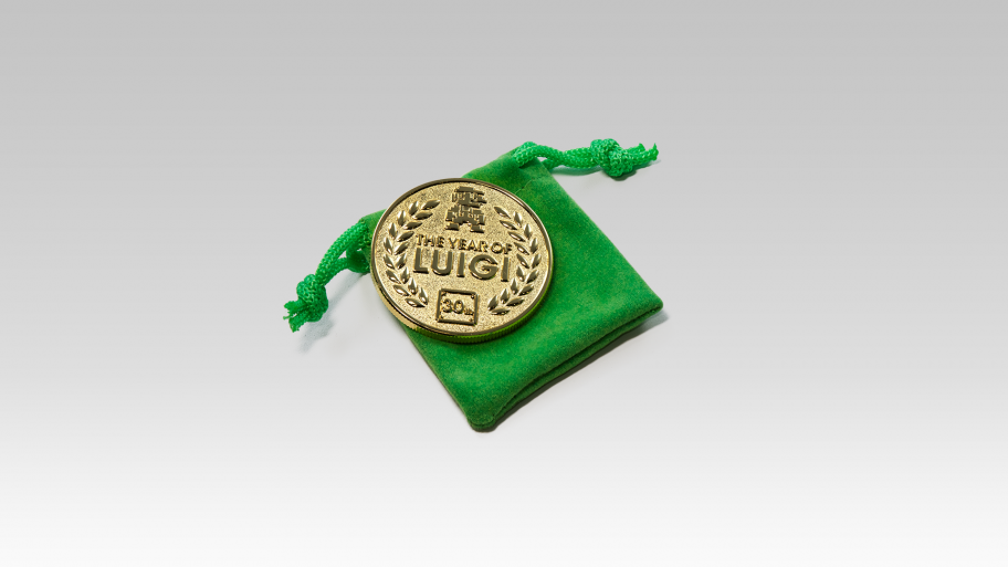 Llega moneda conmemorativa del Año de Luigi al catálogo de regalos del Club Nintendo