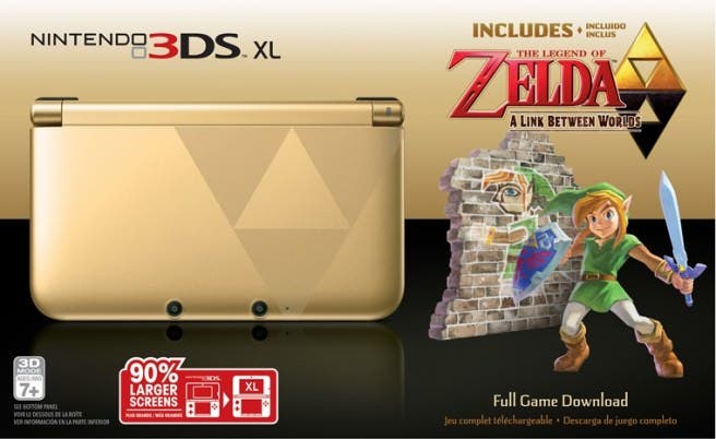 Confirmada también para América la edición coleccionista de Nintendo 3DS XL de Zelda