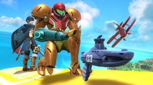 Super Smash Bros Wii U Steel Diver