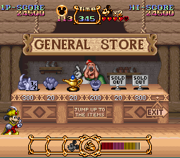 Mickey Mouse SNES