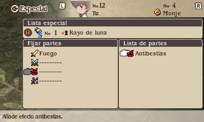Los objetos siguen teniendo el protagonismo habitual de los jRPG