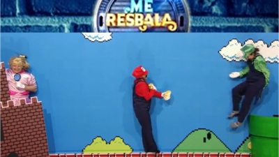 Super Mario hace acto de presencia en ‘Me resbala’
