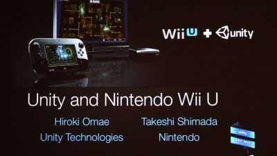 Más de 50 juegos desarrollados con Unity saldrán para Wii U