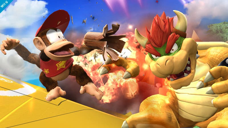 ¡Cuidado con la cacahuetola de Diddy Kong en ‘Super Smash Bros’!