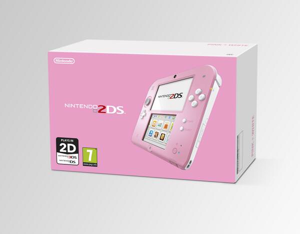 Nintendo 2DS tendrá un nuevo diseño en rosa y blanco