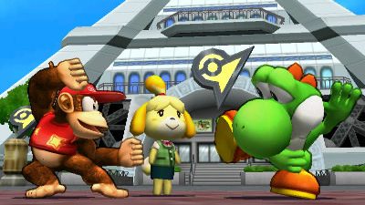 Diddy Kong, Yoshi y Canela protagonistas de la imagen del día de ‘Super Smash Bros. 3DS’