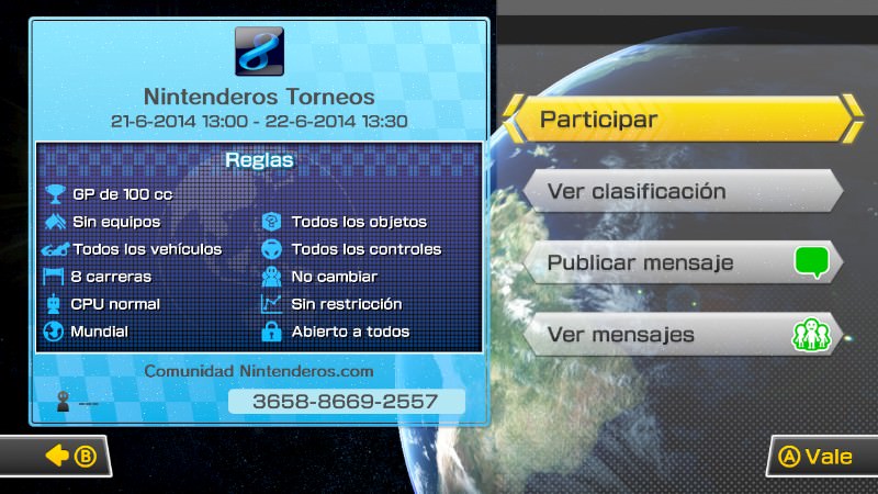 nintenderos torneos