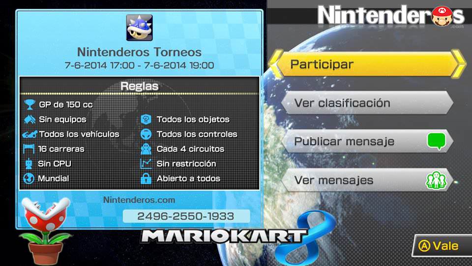 Nintenderos torneos