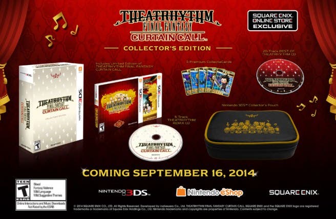 Anunciada una edición especial de ‘Theatrhythm Final Fantasy: Curtain Call’