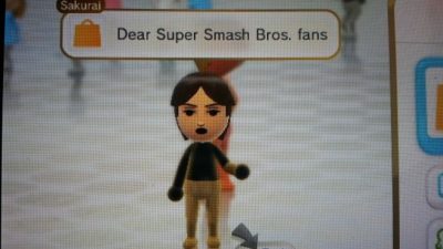 El Mii de Sakurai llega por StreetPass y también a la plaza Warawara