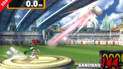 El bate de Béisbol Smash en ‘Super Smash Bros. 3DS’