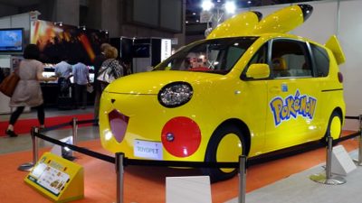 Toyota muestra dos coches con forma de Pikachu y Fennekin en el Tokyo Toy Show