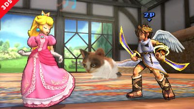 Los gatos también estarán presentes en la Casa rural de ‘Super Smash Bros. 3DS’