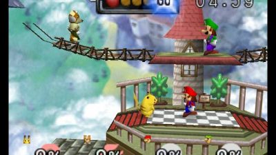 Comparativa de los Castillos de Peach e Hyrule de ‘Smash Bros.’ Wii U vs 64