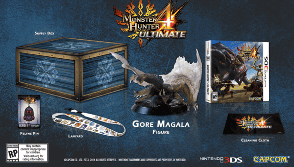 Anunciada la edición coleccionista de ‘Monster Hunter 4 Ultimate’ para Norteamérica
