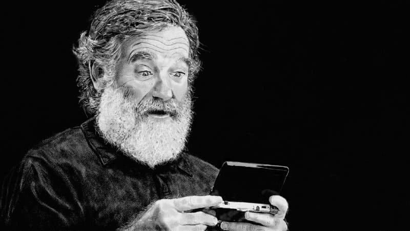 Un usuario de Miiverse hace un increíble homenaje a Robin Williams con ‘Art Academy: SketchPad’