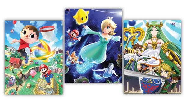 Luce estos 3 pósters de ‘Super Smash Bros’ gracias al Club Nintendo América